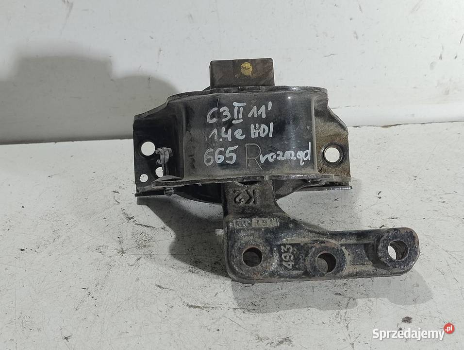 ŁAPA PODUSZKA SILNIKA CITROEN C3 II 14 EHDI Zawieszenie silnika