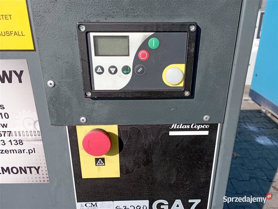 Sprężarka śrubowa Atlas Copco GA7 7KW S003799 Wilków