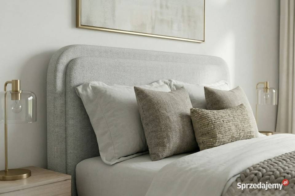 MARCUS łóżko 180x200 piękny zagłówek pojemnik 100cm Kielce