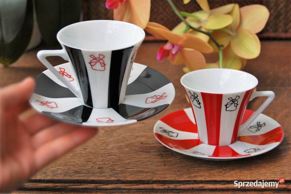 Filiżanki espresso Moulin Rouge porcelana lubelskie Lublin