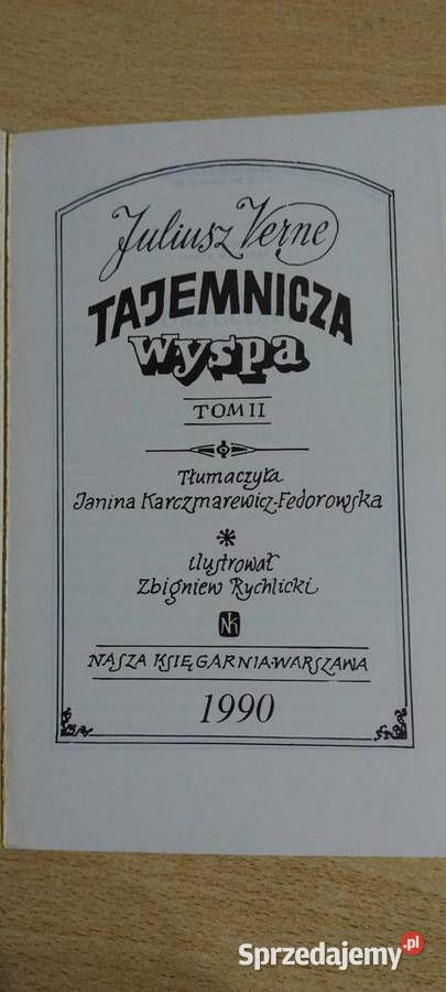 Tajemnicza wyspa Tom 2 Lublin