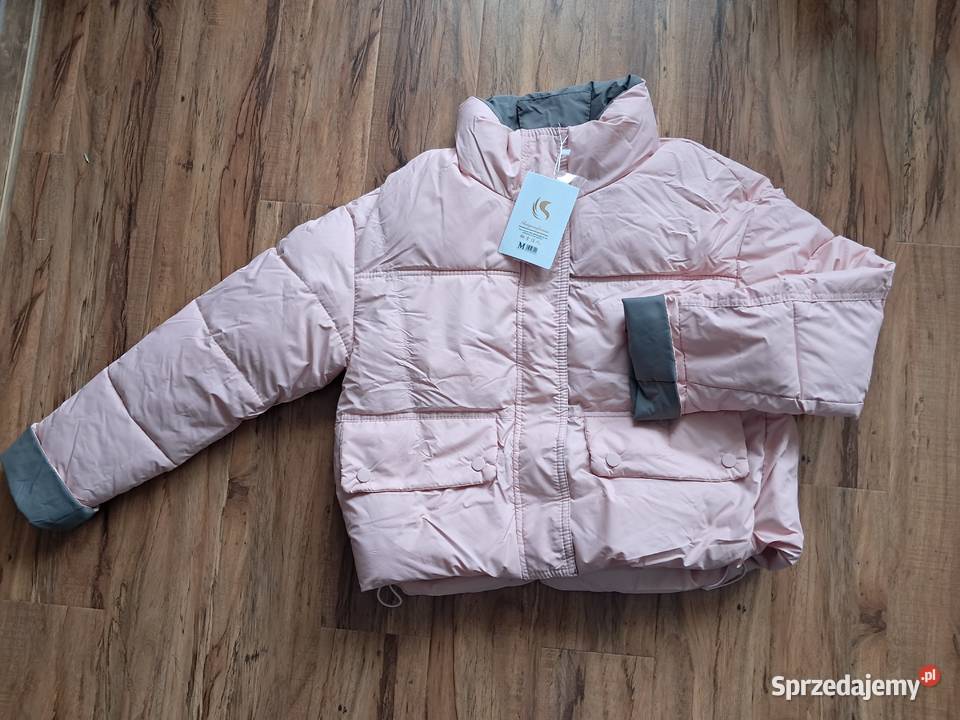 nowa kurtka ze stójką w kolorze pudrowy róż Sandomierz sprzedam