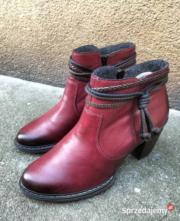 Buty Botki Damskie ocieplane Rieker 40 25.5cm Moda i Styl Wałbrzych