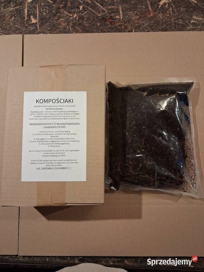 Dżdżownice do kompostu i na ryby Żarłoczne i zachodniopomorskie Białogard