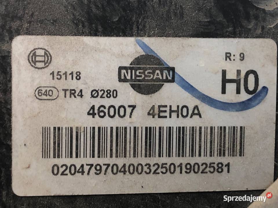 SERWO HAMULCOWE NISSAN QASHQAI J11 460074EH0A sprzedam