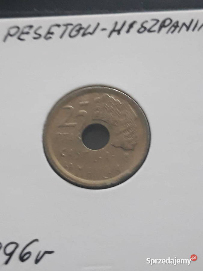 25 Pesetów Hiszpania 1996 r wielkopolskie Konin