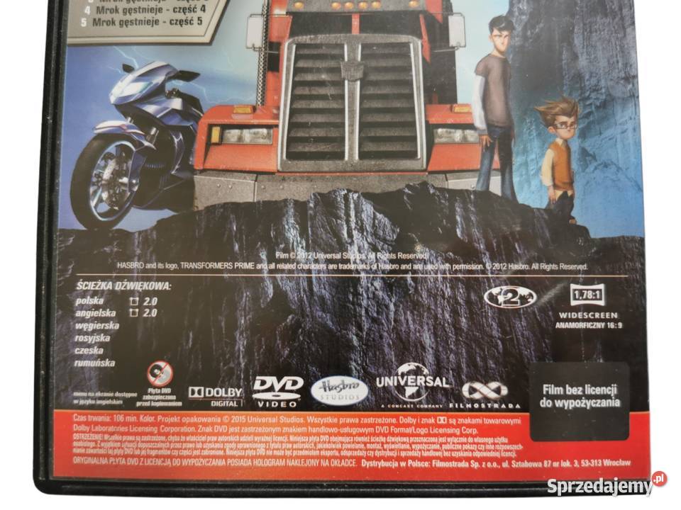 Film animowany Transformers Prime Seria 1 część Puławy