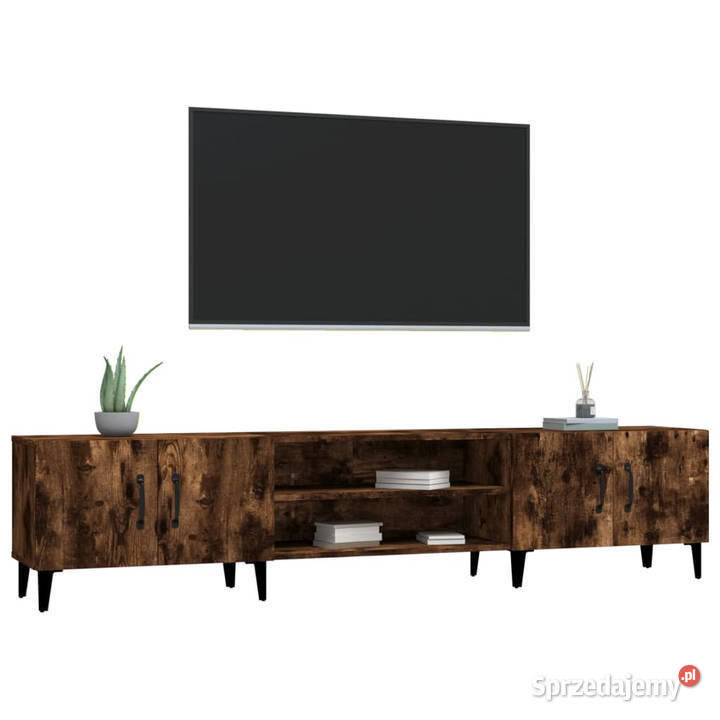 Szafka pod TV przydymiony dąb 180x315x40 Warszawa sprzedam