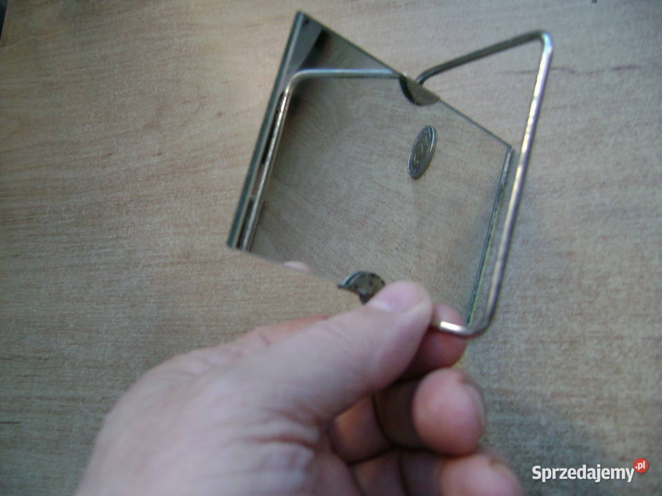 Starocie z PRL Lusterko kosmetyczne obustronne pomorskie Gdynia