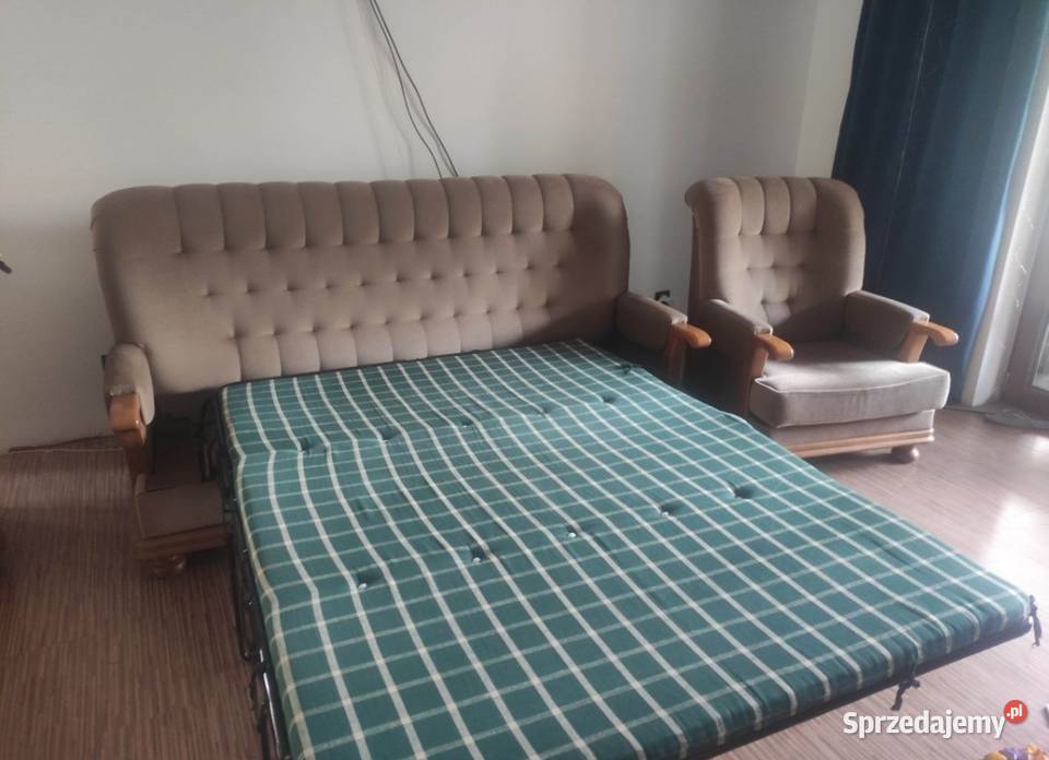 Komplet wypoczynkowy kanapa i dwa fotele Dom i Ogród łódzkie Konstantynów Łódzki