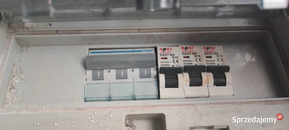 rozdzielnica elektryczna 3 x 16 A Kraków
