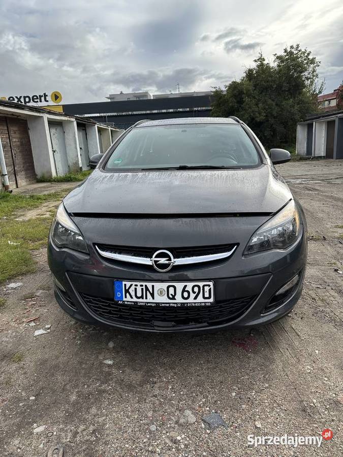 Opel Astra J 14 turbo kombi 1364cm3 zachodniopomorskie Kołobrzeg