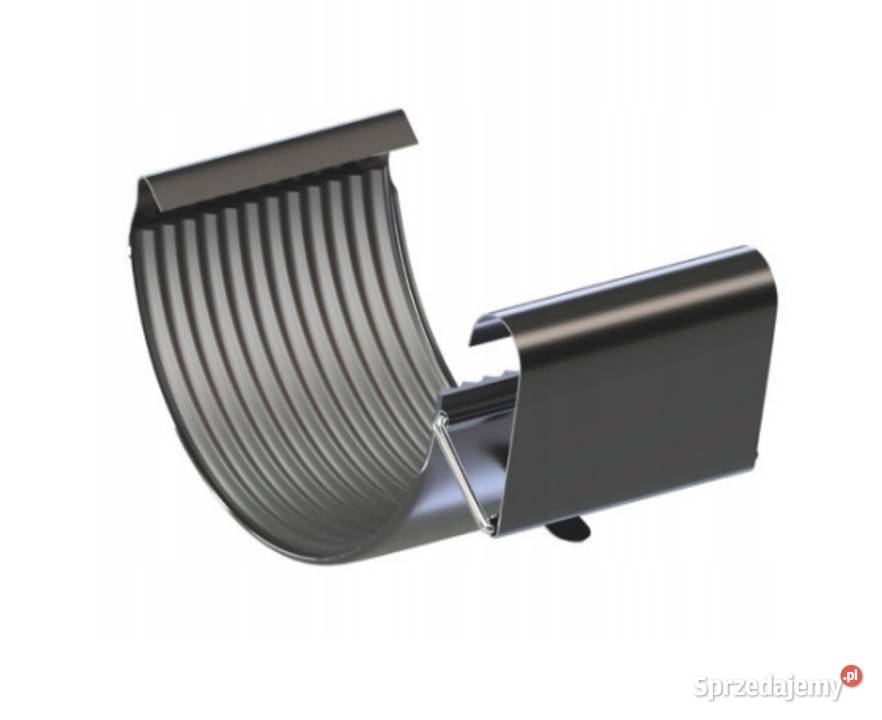 Krop złączka rynny 130 mm grafit metal Białystok
