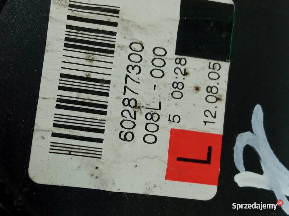 PAS BEZPIECZEŃSTWA LEWY PRZÓD KIEROWCY 602877300 Rok produkcji 2005