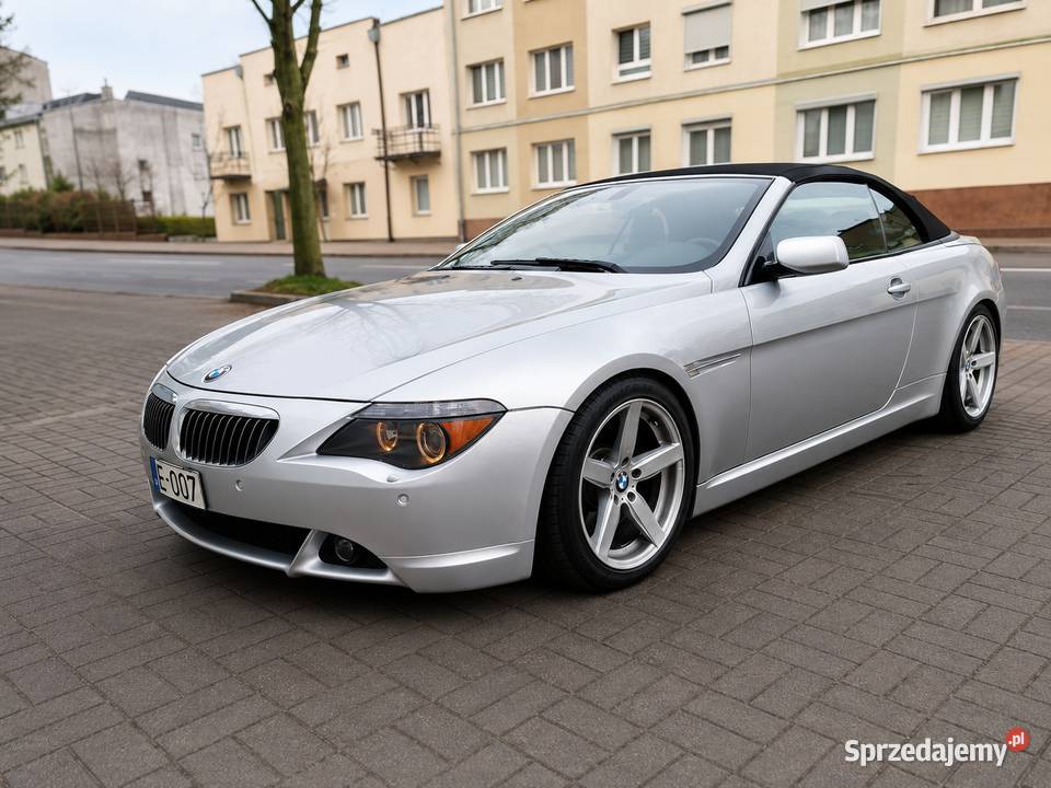 BMW 645Ci Cabrio E64 125 V8 bogate wyposażenie elektrochrom. lusterka boczne Pabianice