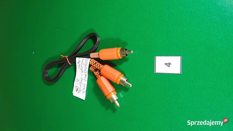 Kabel rozdzielacz sygnału AV 1xCINCH 2xCINCH 05m Chorzów