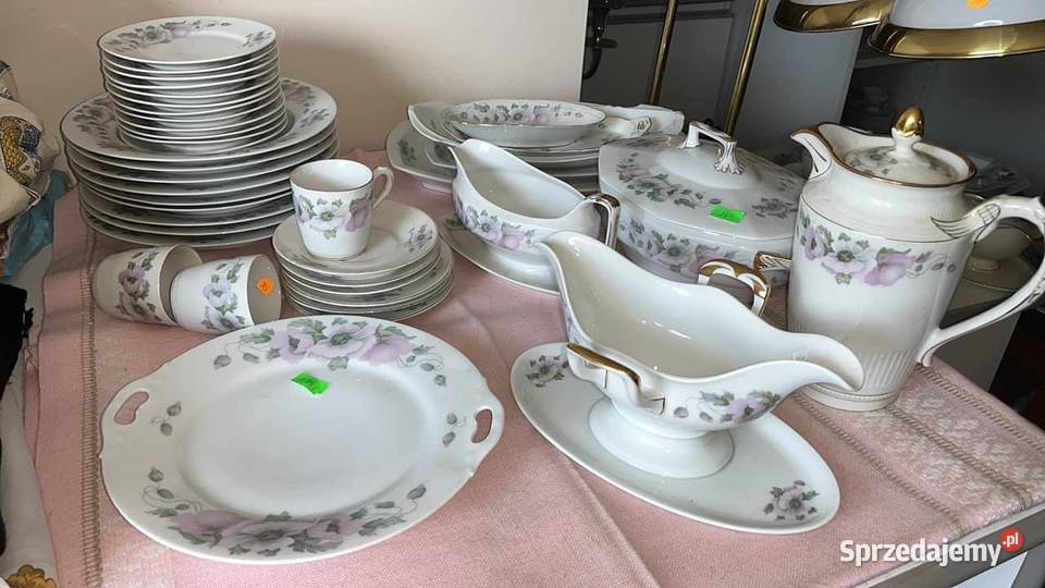 Filiżanka z talerzykiem C T Altwasser Silesia Porcelana i szkło