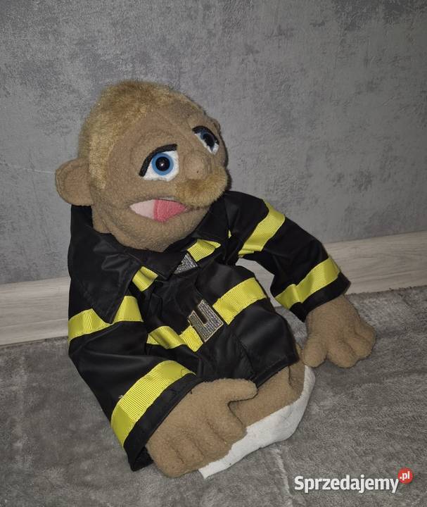 Maskotka przytulanka pacynka Strażak łódzkie Łódź