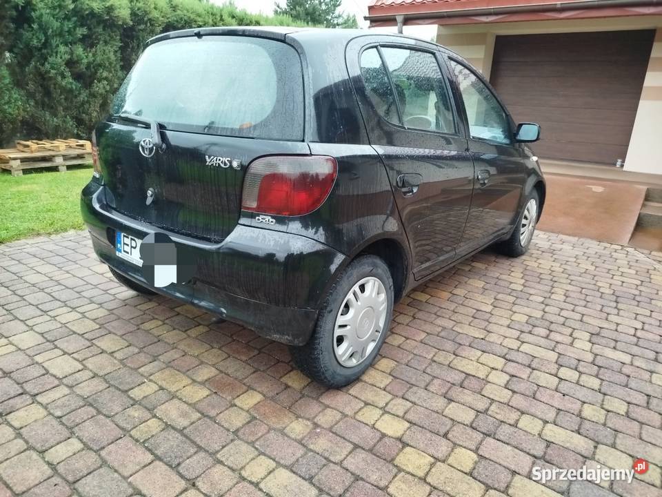 Toyota Yaris 14 D4D 2002 r łódzkie Pajęczno