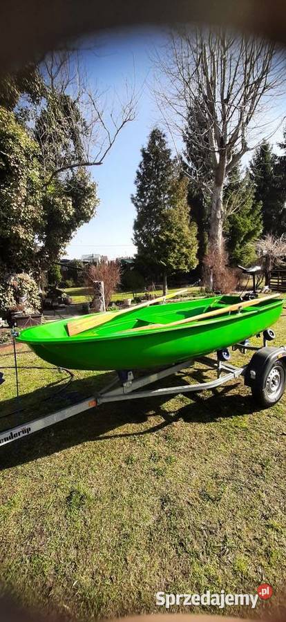 Łódź wędkarska z silnikiem elektrycznym komplet Pozostałe