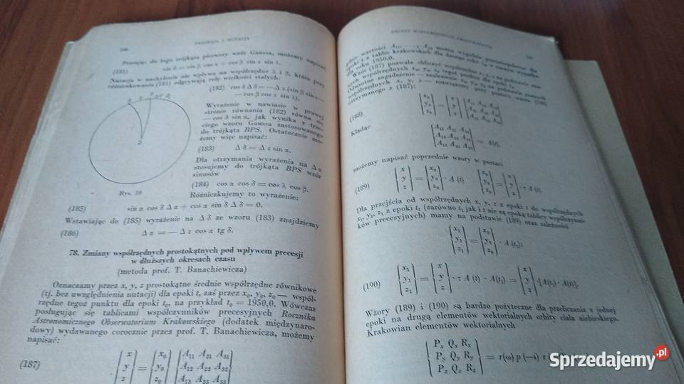 Astronomia sferyczna Józef Witkowski fizyka, astronomia