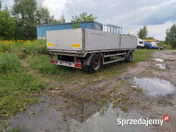 Sprzedam przyczepę ciężarową dwuosiową ładowność Burtowe i plandeki Siedlce sprzedam