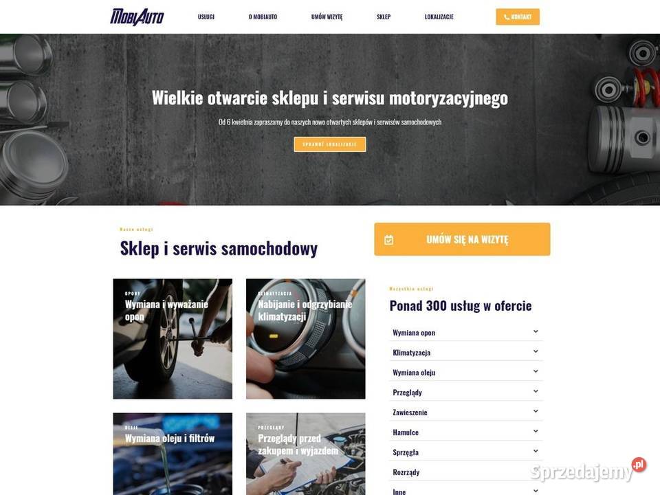 Strona internetowa wizytówka kompleksowe Warszawa