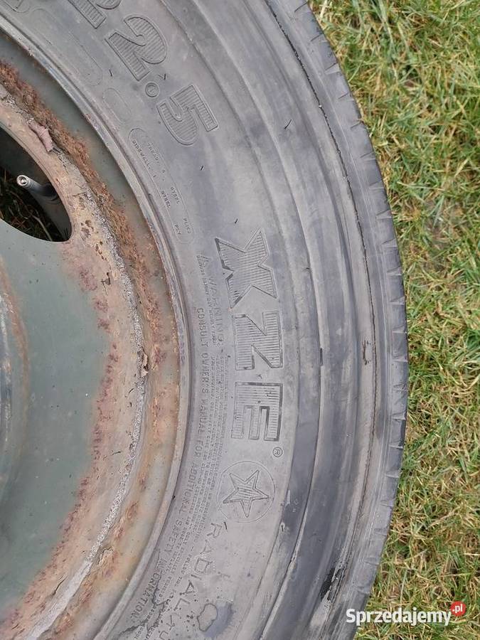 Michelin XZE 11R225 4 koła opony felgi Borek Wielkopolski