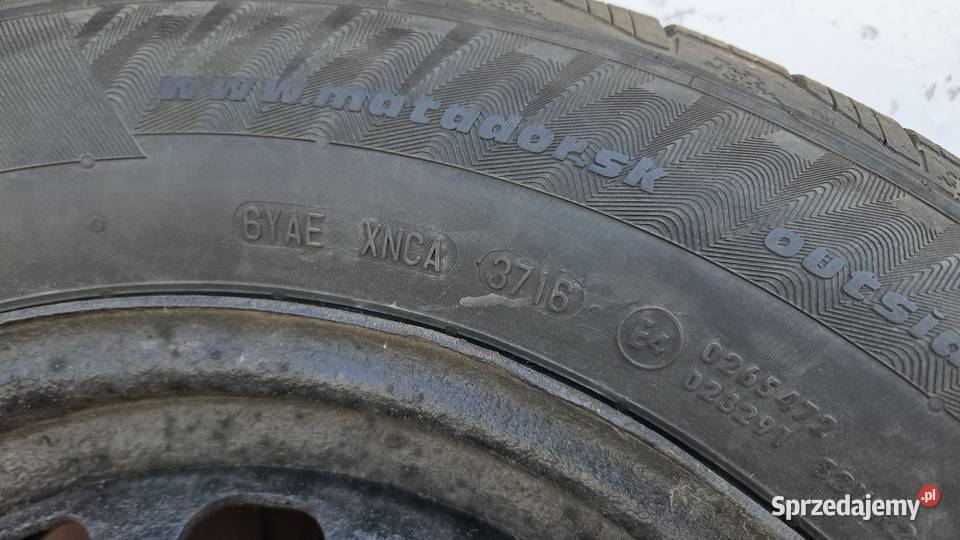 Koła zimowe stalówki Audi 80 B4 19565R15 podkarpackie Krosno