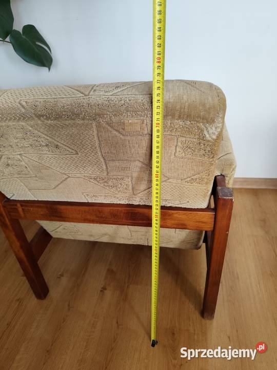 Fotel klubowy PRL do odświeżenia renowacji 2 Toruń