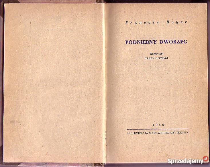 6229 PODNIEBNY DWORZEC FRANCOIS BOYER Czyrna