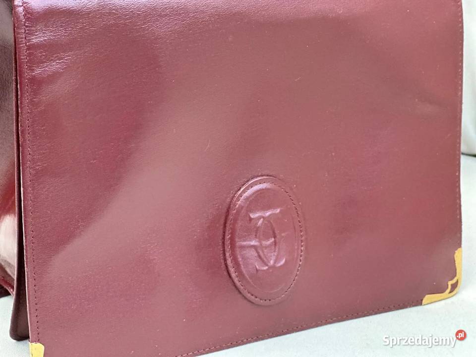 Saszetka Portfel Vintage Cartier Stan Idealny 18cm