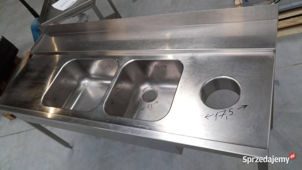 Stół załadowczyP z 2 zlewami 185x76x84 Wrocław