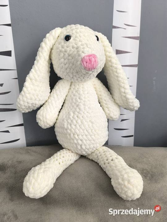 Snuggle Króliczek biały 50 przytulanka miękka mazowieckie Parzniew