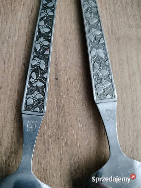 Łyżki długie stołowe w motyle do mieszania sałat zachodniopomorskie Choszczno sprzedam