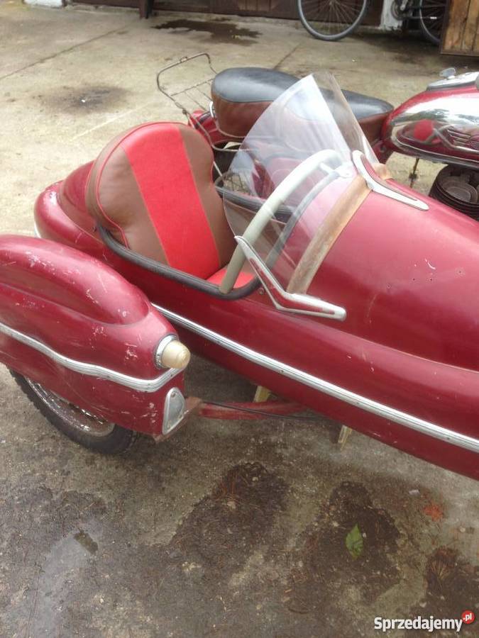 Jawa 250 353 1958 kosz Valorex 560 Otwock