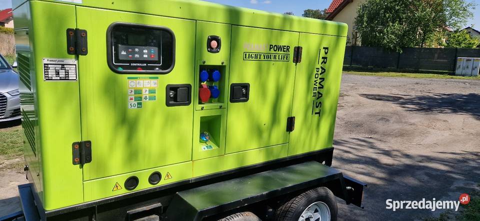 Agregat prądotwórczy na kołach jezdny 30 kW Namysłów