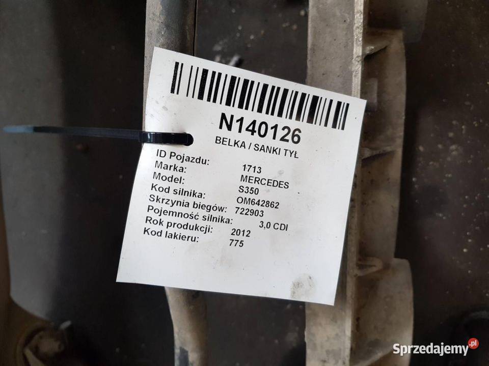 BELKA SANKI TYŁ S350 W221