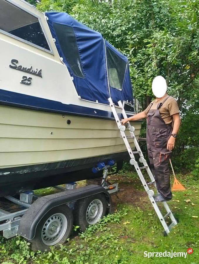 SPRZEDAM JACHT MOTOROWY SANVIK 25 Miłomłyn