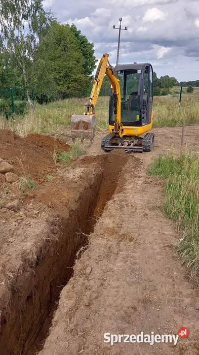 Usługi minikoparką wykopy przyłącza wiertnica Pozostałe usługi Gdańsk