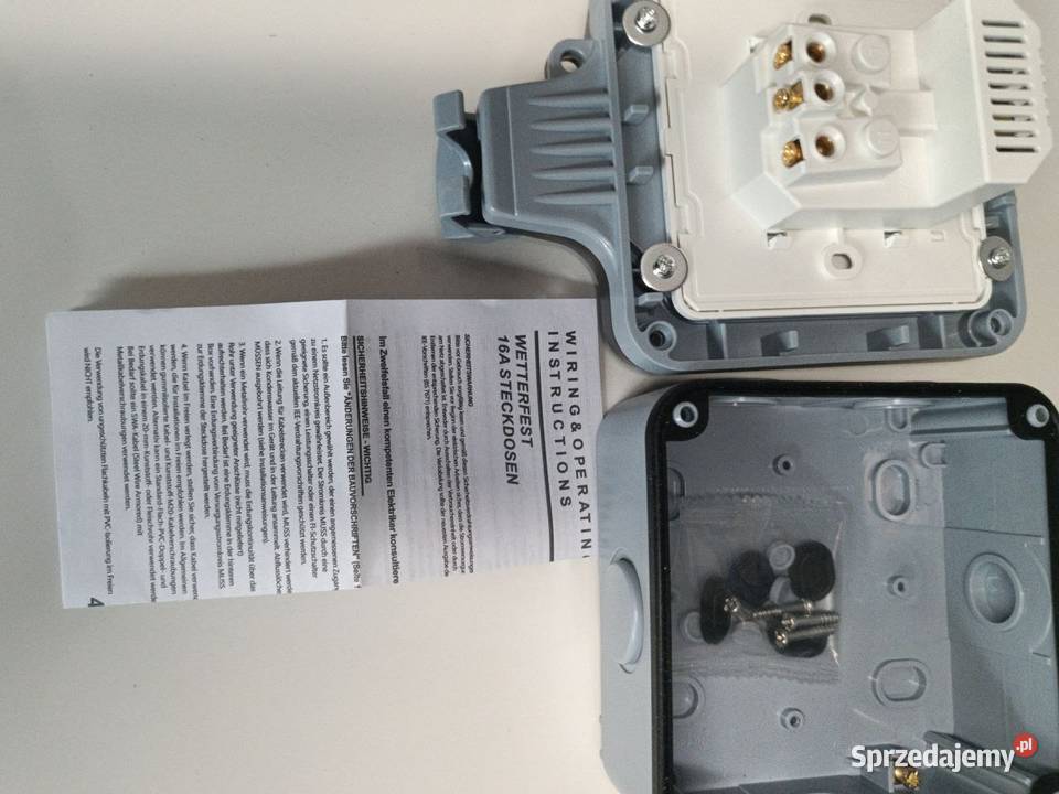 Gniazdko zewnętrzne IP66 2 razy USB 16A Produkcja Radom