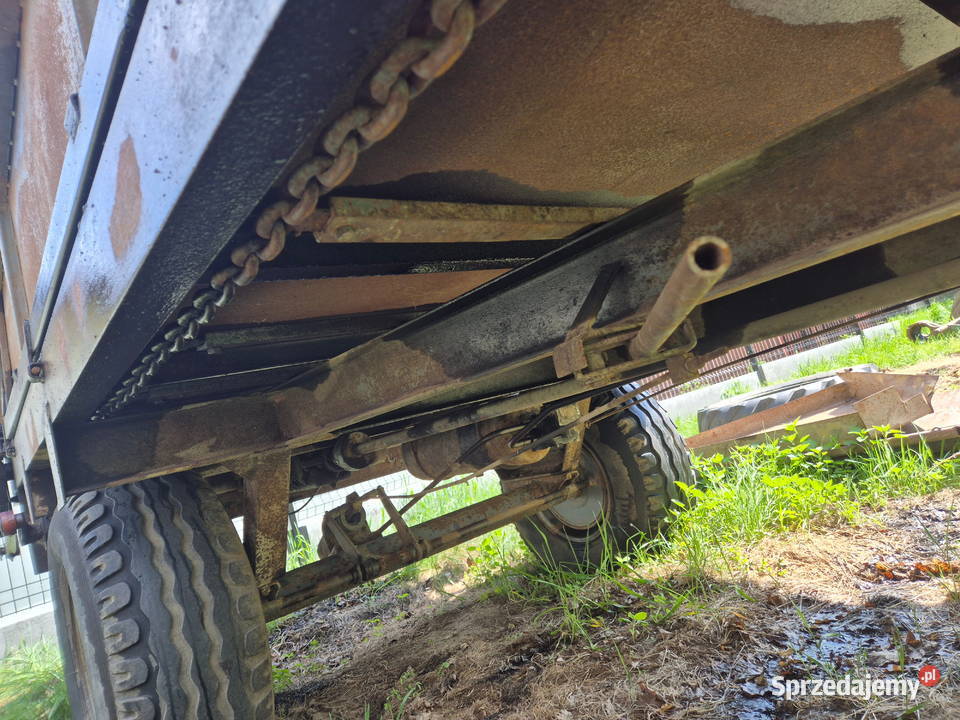 Rozrzutnik jednoosiowy 35t Agromet Warfama Rozrzutniki obornika Rolnictwo małopolskie Bucze