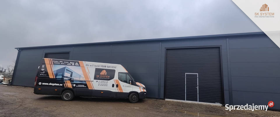 Hala 450 m2 stalowa produkcyjna magazyn warsztat Biskupice Ołoboczne sprzedam