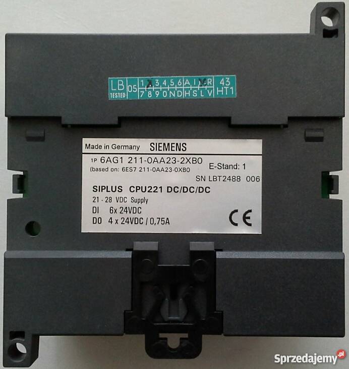 Sterownik Siemens S7200 SIPLUS 6AG1 2110AA232XB0 śląskie Zabrze