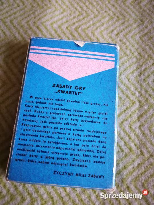 Karty do gry Kwartet MERCEDESBENZ Retro PRL KZWP Szczecin