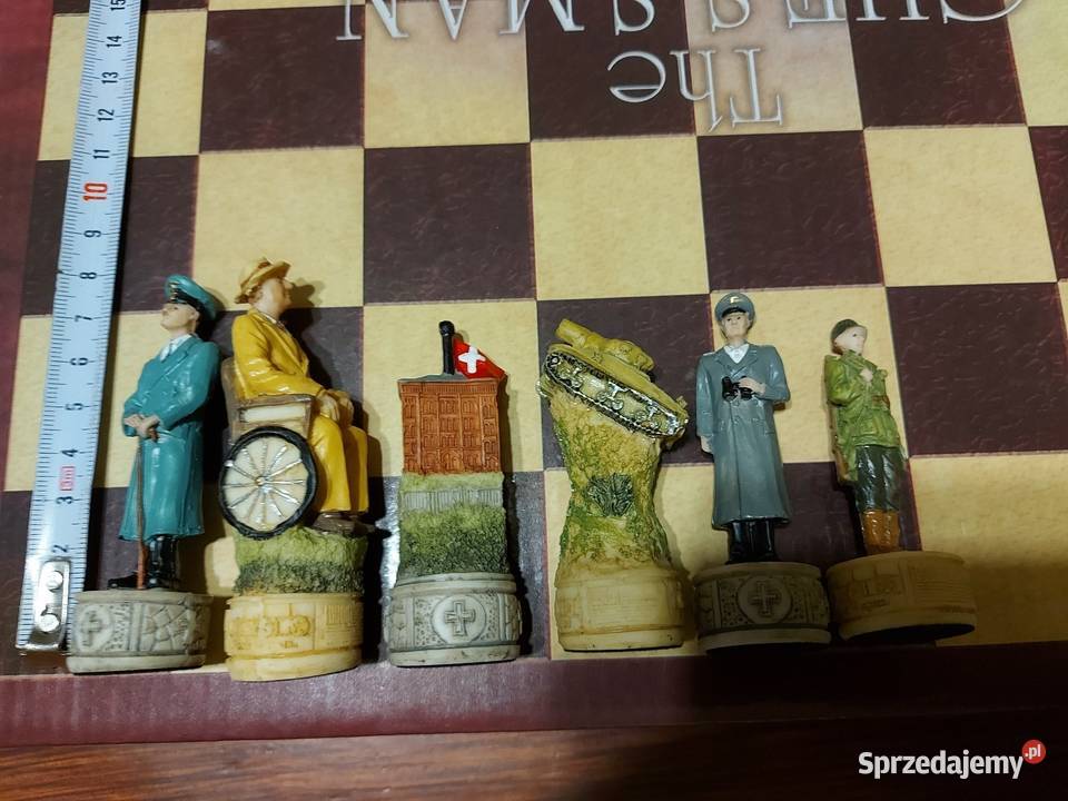 Szachy II Wojna Światowa 30x30 śląskie Sosnowiec