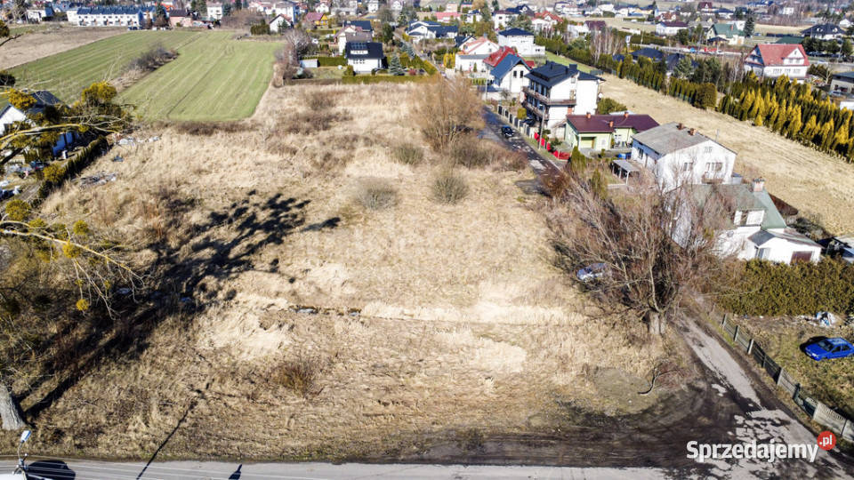 Działka 4520 m WZ projekt domu Radom Janiszpol