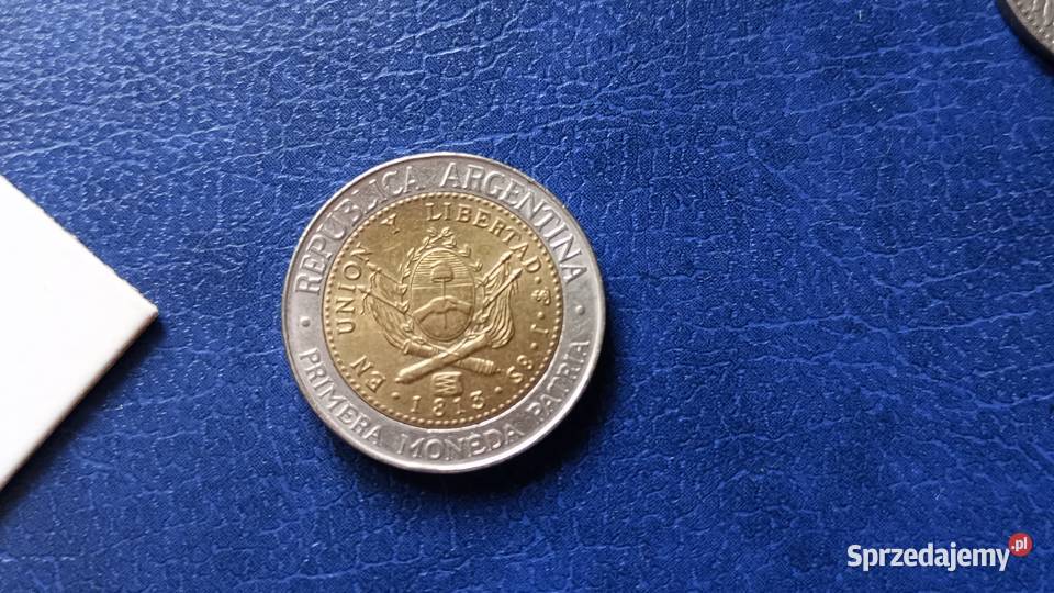 Stare monety 1 peso 2013 Argentyna podkarpackie