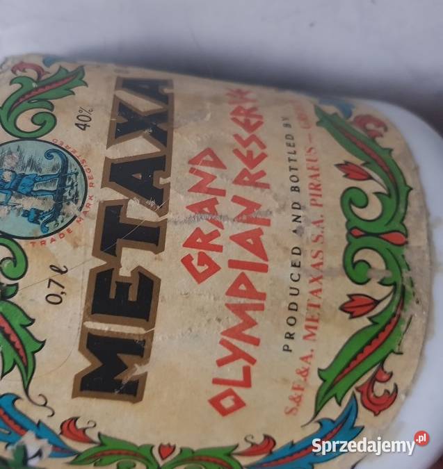 metaxa oryginał unikat butla karafka ręcznie Kielce