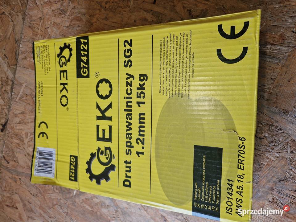 Drut spawalniczy 12mm 15 Głogowa G74121 sprzedam